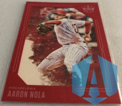 2020 Diamond Kings Aaron Nola #97 Red Frame Parallel